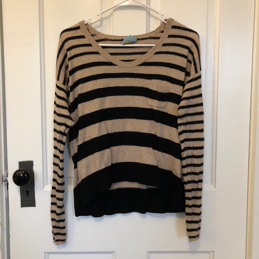 C&C California Striped Sweater Size M